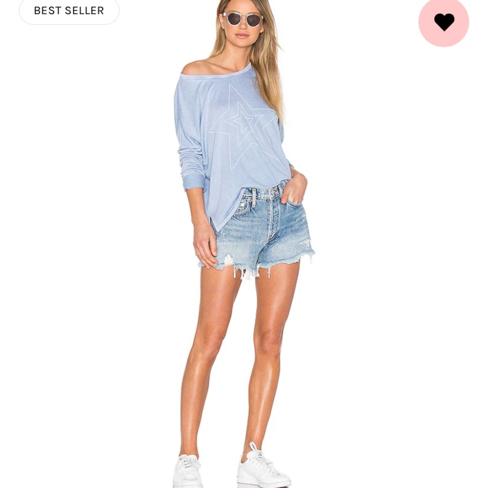 Agolde Parker Vintage cutoff shorts in Swapmeet